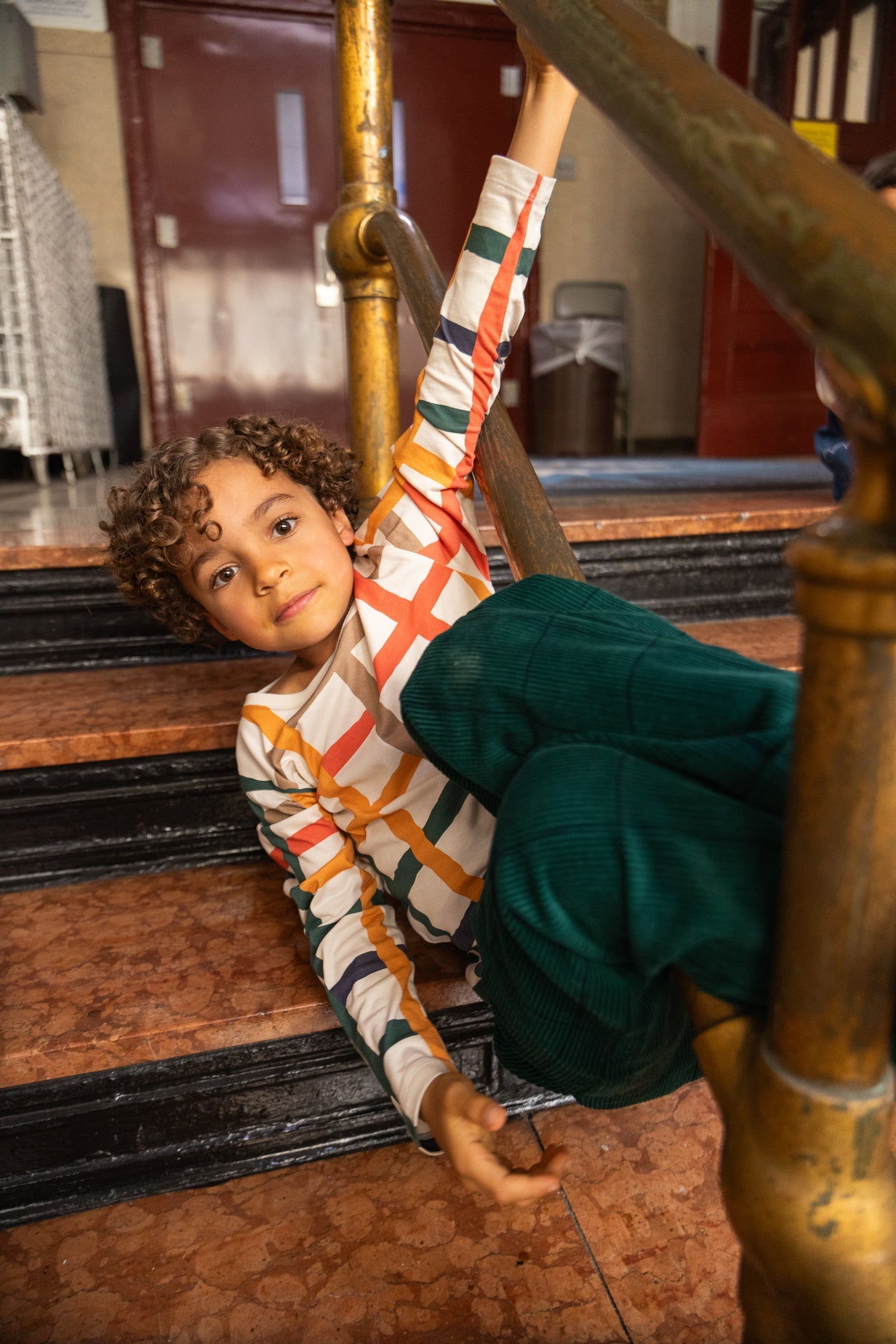 Recycled  Cotton Warm Grid T-Shirt