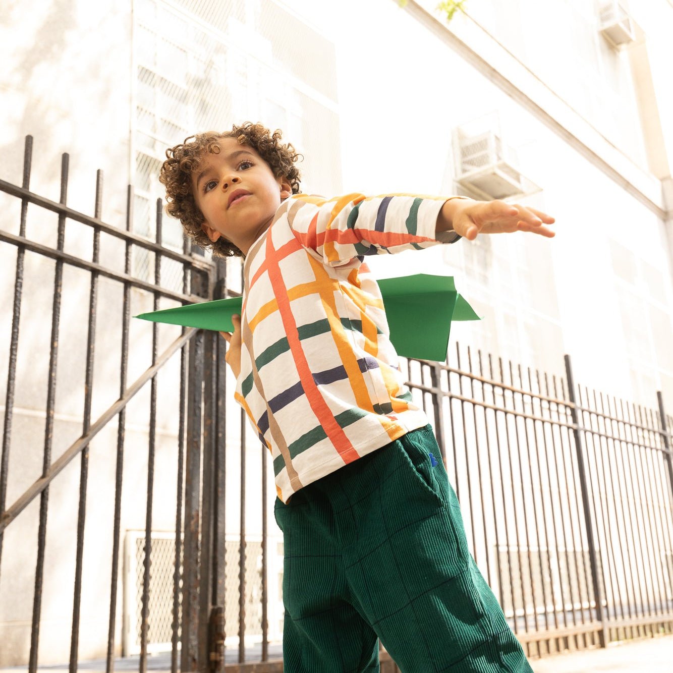 Recycled  Cotton Warm Grid T-Shirt