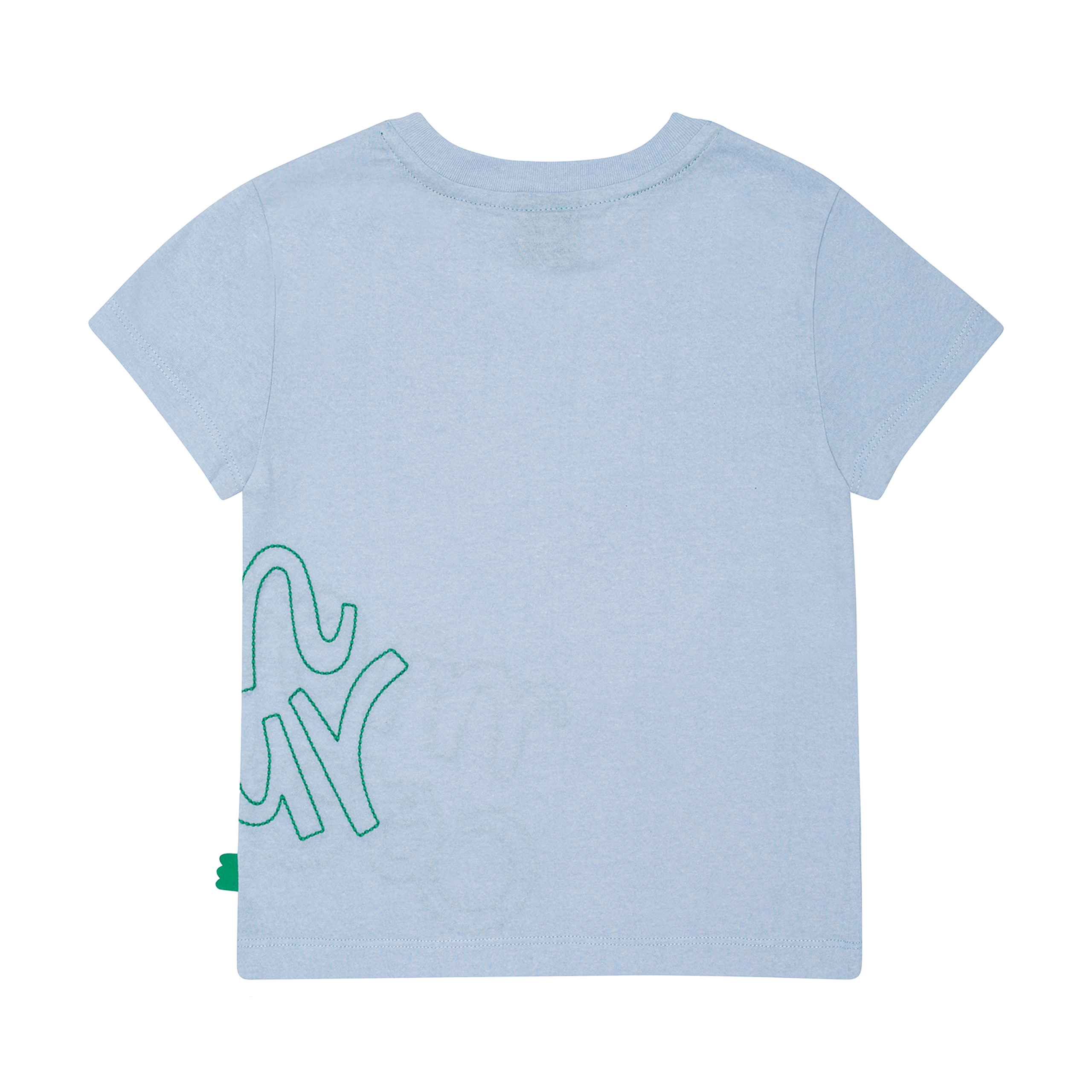 Give the gift of sustainability with our Adult Stitch T-Shirt. Made from recycled and upcycled fabrics, it's both stylish and eco-friendly. Shop now for a meaningful holiday present that supports ethical fashion.