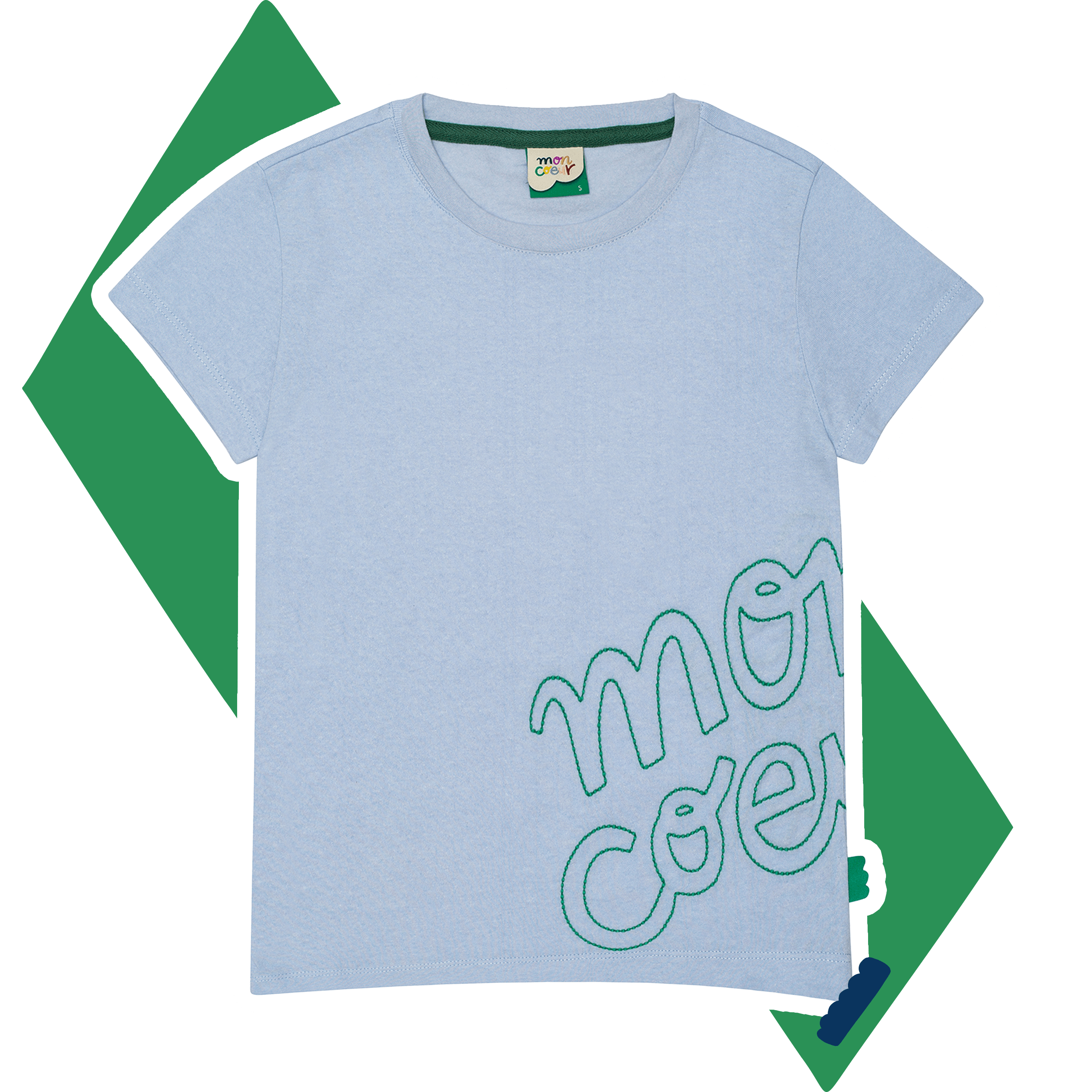 Give the gift of sustainability with our Adult Stitch T-Shirt. Made from recycled and upcycled fabrics, it's both stylish and eco-friendly. Shop now for a meaningful holiday present that supports ethical fashion.