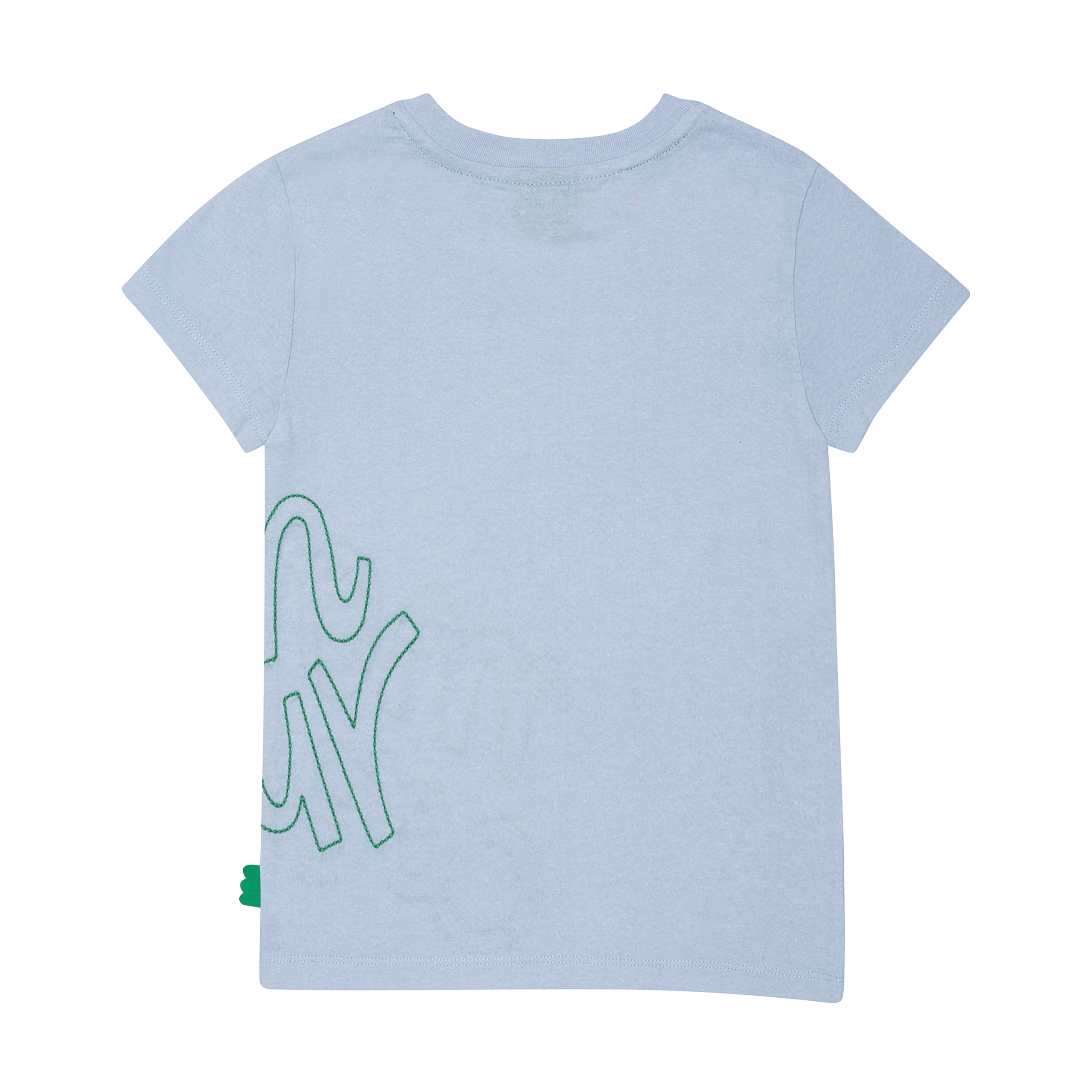 Give the gift of sustainability with our Adult Stitch T-Shirt. Made from recycled and upcycled fabrics, it's both stylish and eco-friendly. Shop now for a meaningful holiday present that supports ethical fashion.