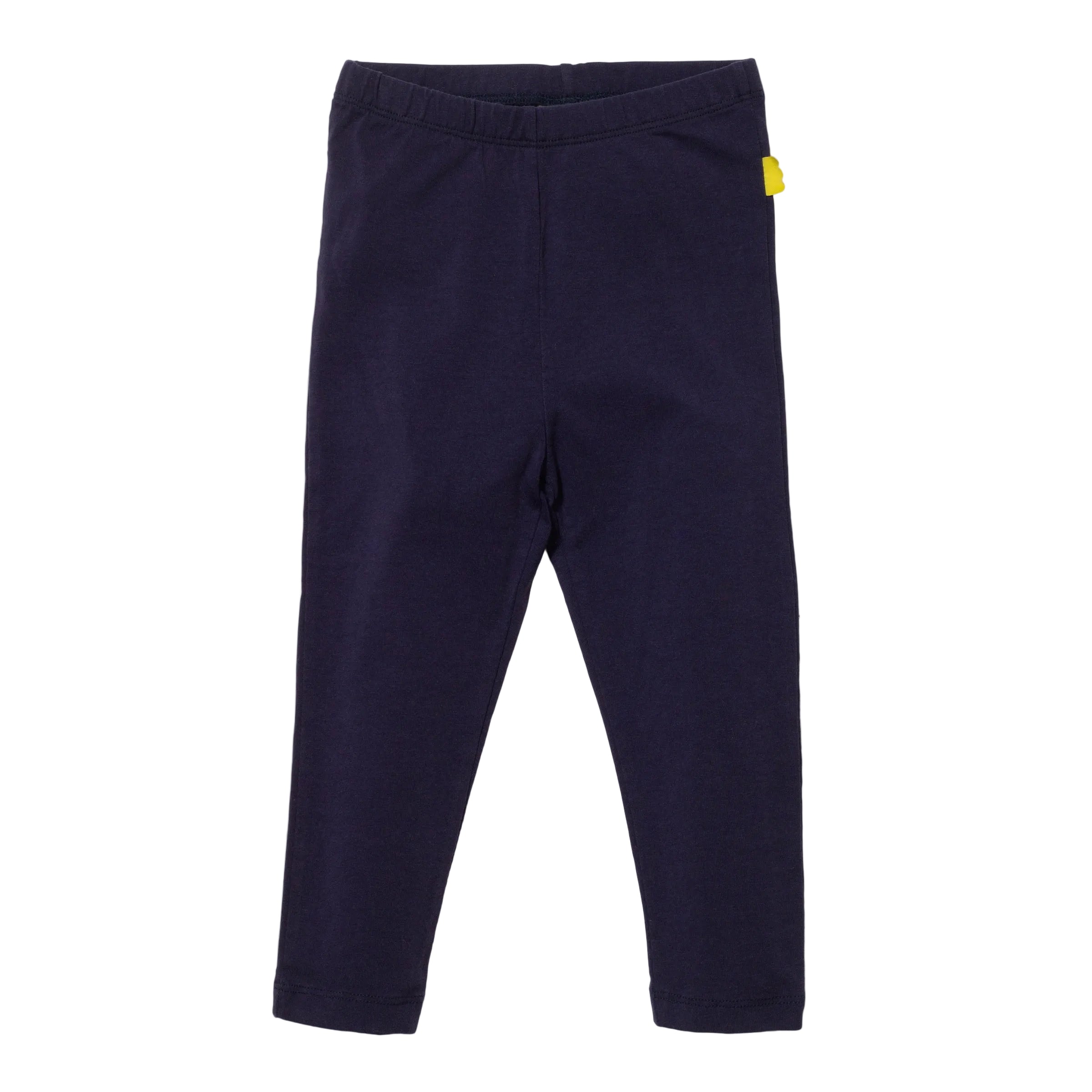 Mon Coeur Recycled Cotton Classic Baby Leggings in soft neutral tone, styled on a baby