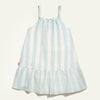 Linen Cabana Stripe Strappy Kid Dress