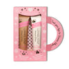 Hot Chocolate and Toasted Marshmallow Glimmer Whip Duo lip balm set in mug-shaped gift box