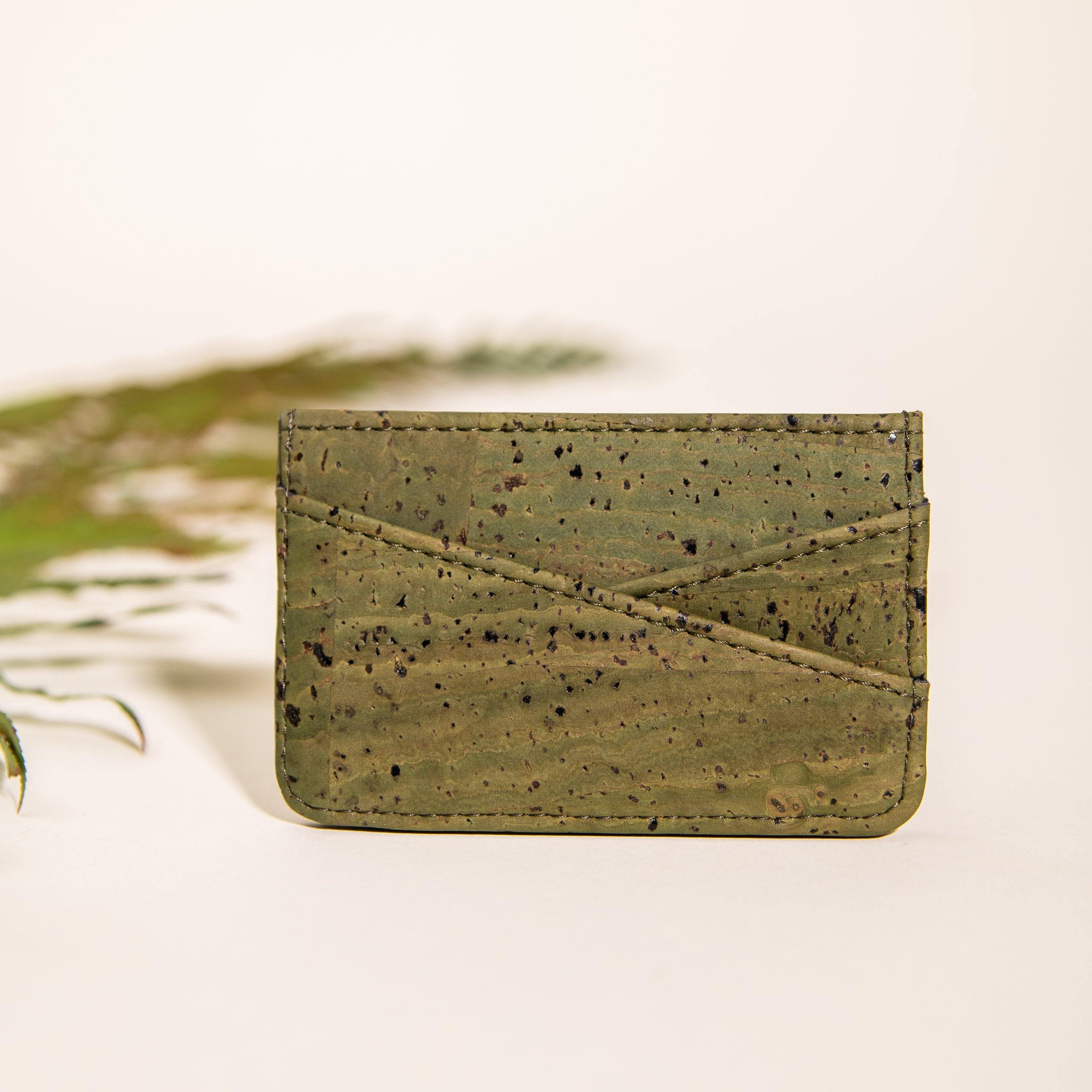 Sleek and minimalist cork cardholder wallet. Perfect for everyday carry. Eco-friendly, durable, and lightweight. Holds cards and cash. Stylish and functional. Order now!