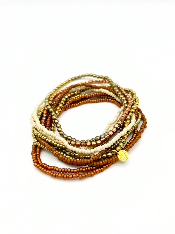 Fair Anita Burst Bracelet Set packaging and brand detail showing fair trade jewellery