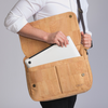 Versatile cork briefcase for the modern professional. Eco-friendly, durable, and stylish. Perfect for work or travel. Ample storage and laptop compartment. Order now!