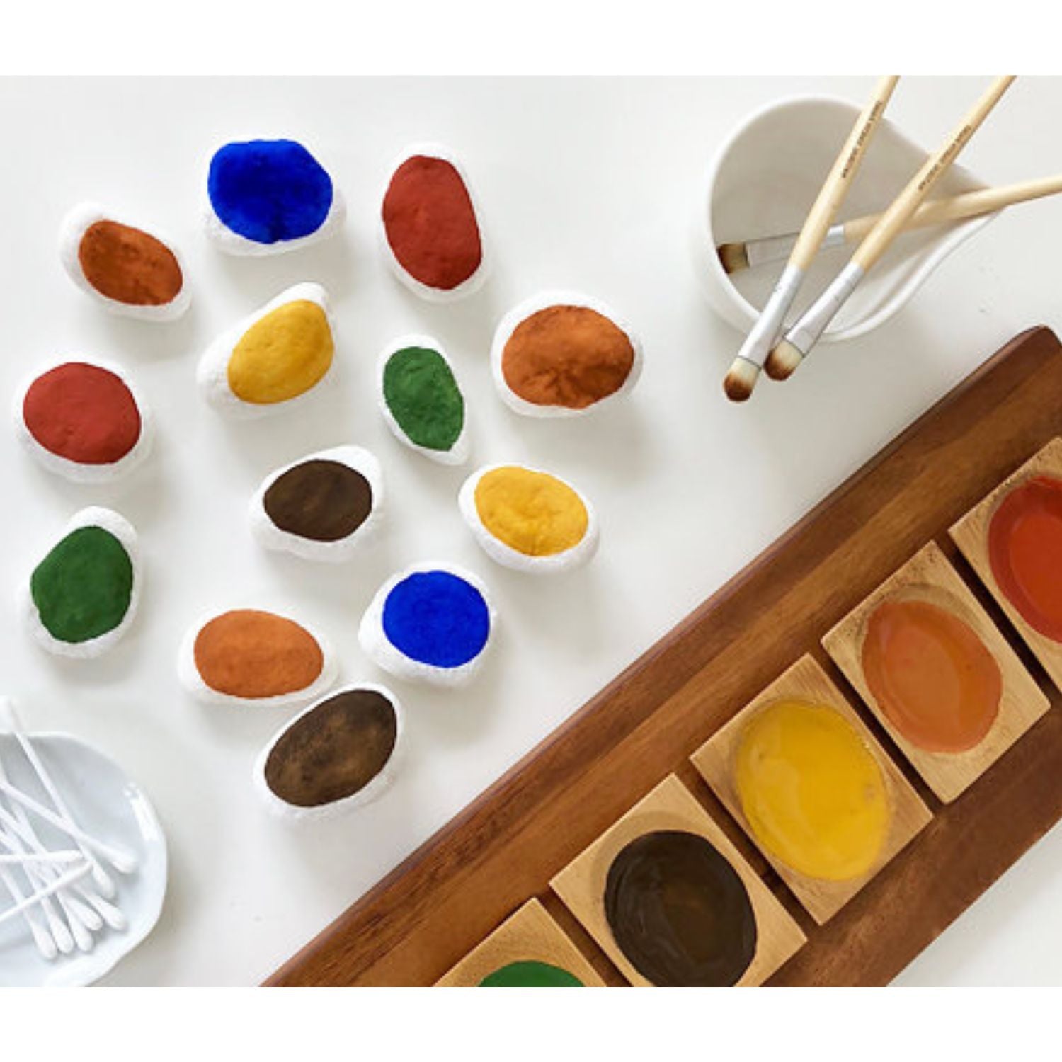 Natural Earth Paint – Organic, Zero Waste Kids Art Paint (9 Colors)