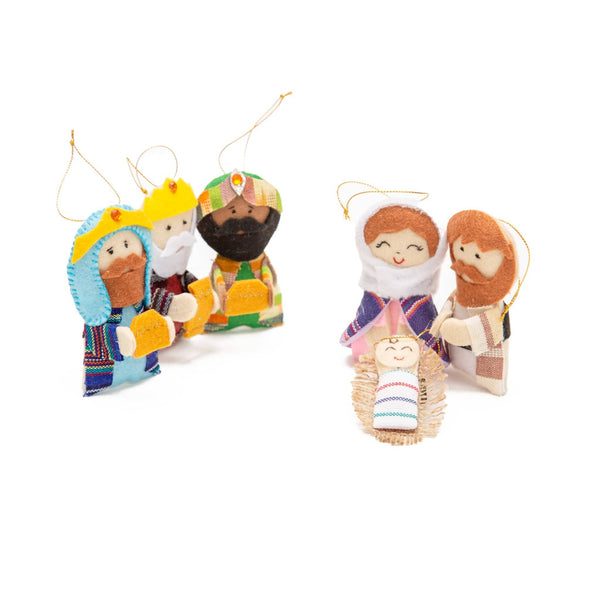 Nativity Ornament & Puppet Set