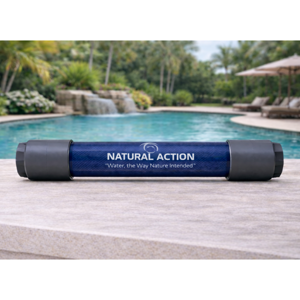 Natural Action Pool Revitalizer structured water pool system unit made in USA