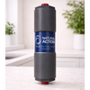 Natural Action Sink Revitalizer for RO Systems installed under sink with quarter-inch quick-connect tubing