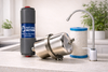 Natural Action Sink Revitalizer with Filtration under-sink structured water system with dedicated drinking faucet