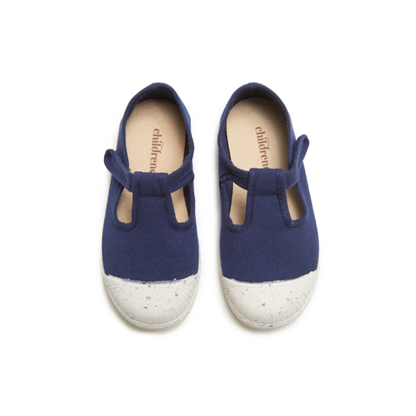 Unleash playtime fun with the Eco-Friendly Navy T-Band Sneakers by Childrenchic! Made with recycled textiles & sustainable practices, these comfy & stylish shoes are perfect for active kids who care about the planet. Shop now & make a difference!