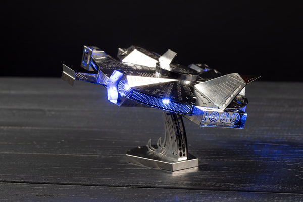 Starship Nebula Scout in grey with blue LED rear light
