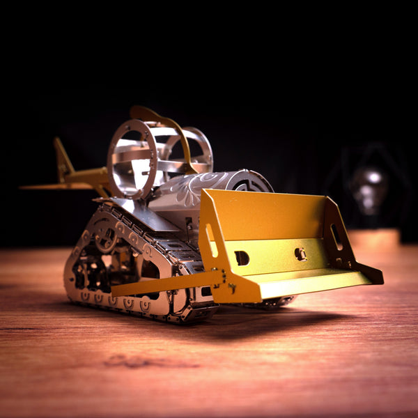 Graceful Cat Bulldozer mechanical model kit by Metal Time Workshop