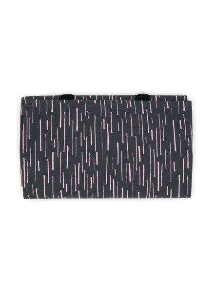 Wayfarer Jewelry Roll Organizer – Grey Shine | Organic Cotton Travel Case