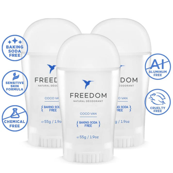 Freedom Natural Deodorant – Aluminum-Free, EWG Verified, 1.9oz