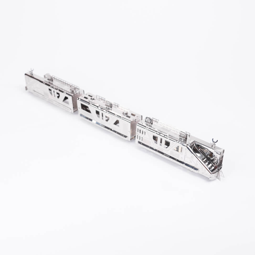 Night Rider 3000 armored train model, assembled build