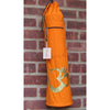 OMSutra OM Shiva drawstring yoga mat bag full view showing size and cotton canvas construction