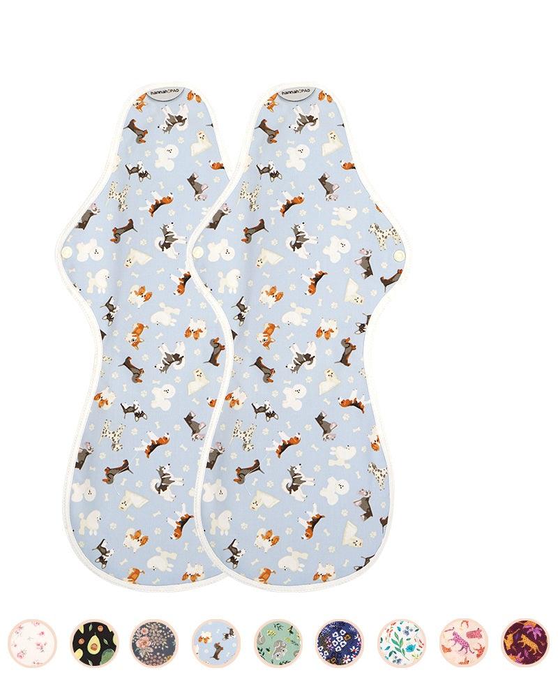 Organic Reusable Overnight Pads – 2 Super Ultra Pads by hannah