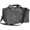 Charcoal large weekender duffel bag with removable shoulder strap by Smateria