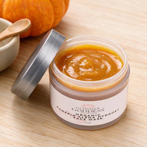 Organic Pumpkin AHA Face Mask – Exfoliating Treatment for Brighter, Smoother Skin