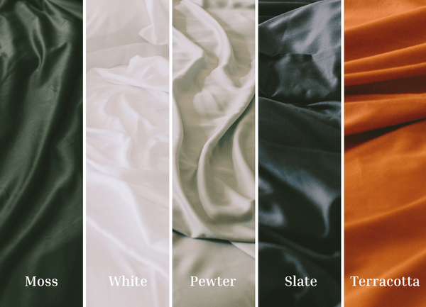 Sateen Organic Cotton Sheet Set + Pillowcases