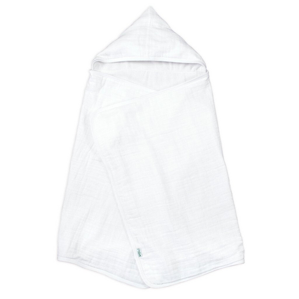 Wrap your baby in pure comfort with our Organic Muslin Hooded Towel! Super soft, absorbent & reversible, ideal for bath, beach & pool. Made with organic cotton & fair labor practices. Shop now & embrace bathtime fun!