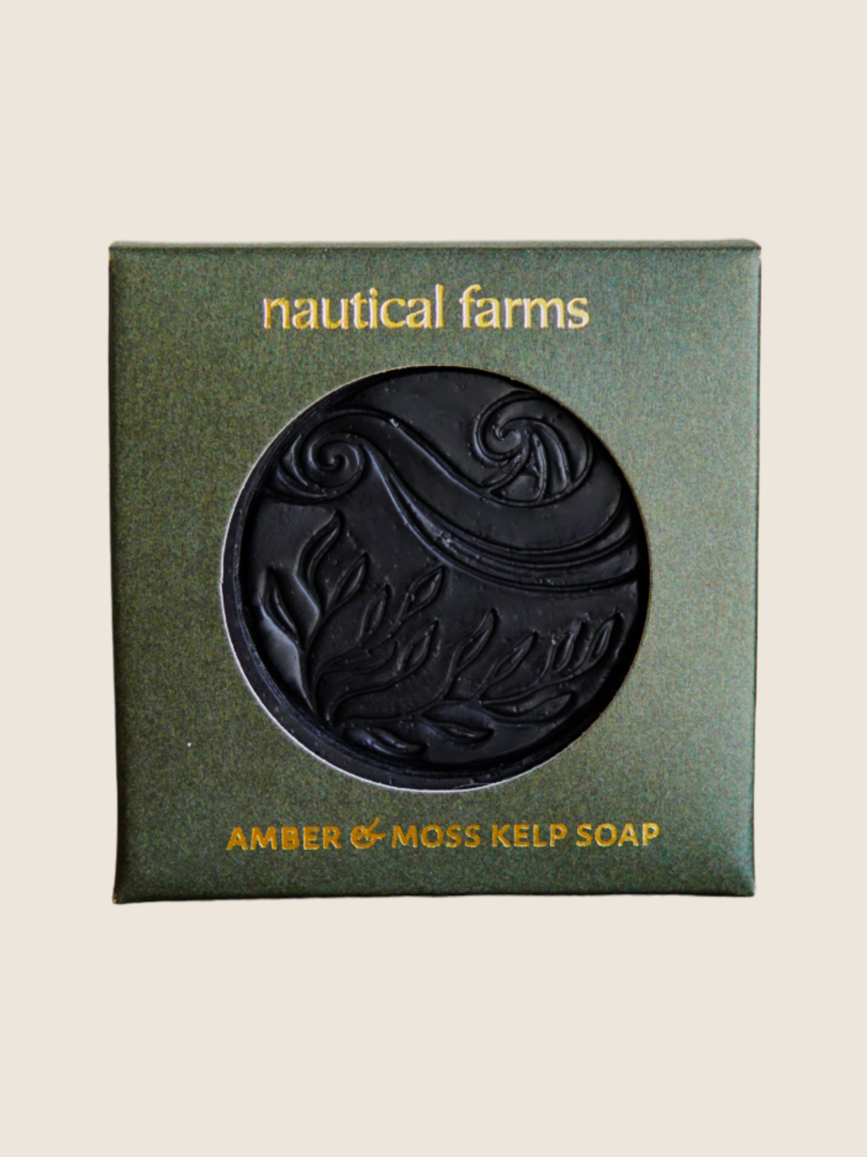 amber & moss kelp soap