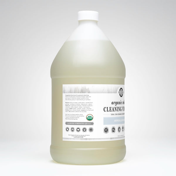 Organic White Cleaning Vinegar Concentrate (100 Grain) - Multi-Purpose & Toxin-Free