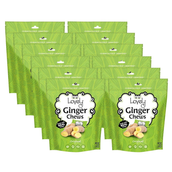 Ginger Chews - Real Indonesian Ginger Candy, Non-GMO & Gluten-Free
