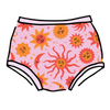 Thunderpants Luna y Sol Original women's underwear with celestial sun and moon print by Greta Menzies