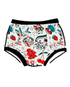 Thunderpants Inked Up Original women's underwear with tattoo-inspired print illustrated by Connie Gabbert