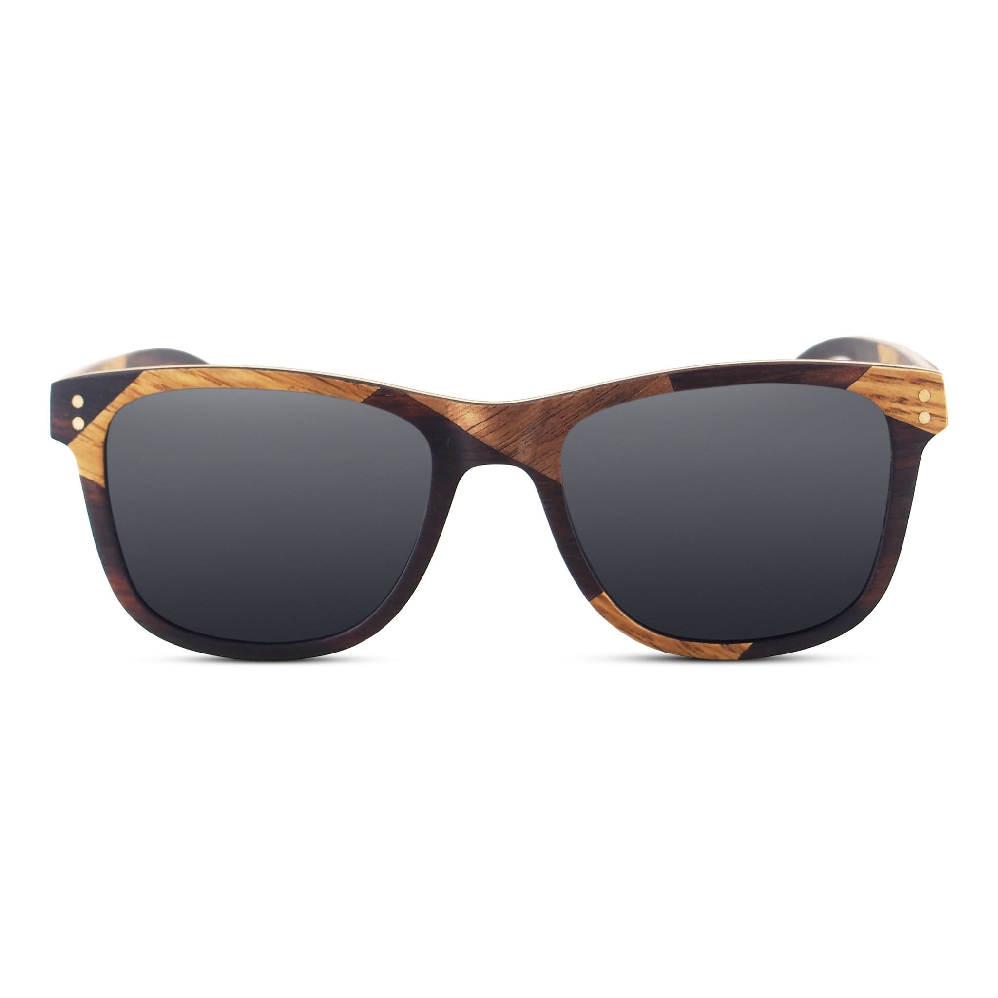 Terra Wayfinder Wooden Sunglasses | Ebony Wood & Polarized Lenses