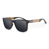 Joycoast Terra Wayfinder wooden sunglasses with African Ebony frame and grey polarized lenses