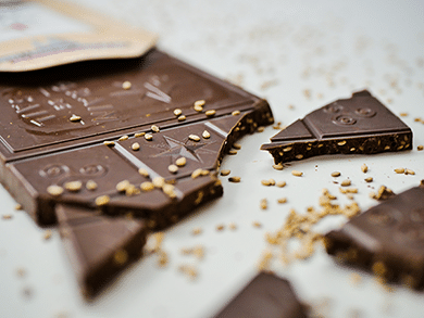 Dark Chocolate Meets Roasted Sesame: A Nutty Delight by Grain de Sail