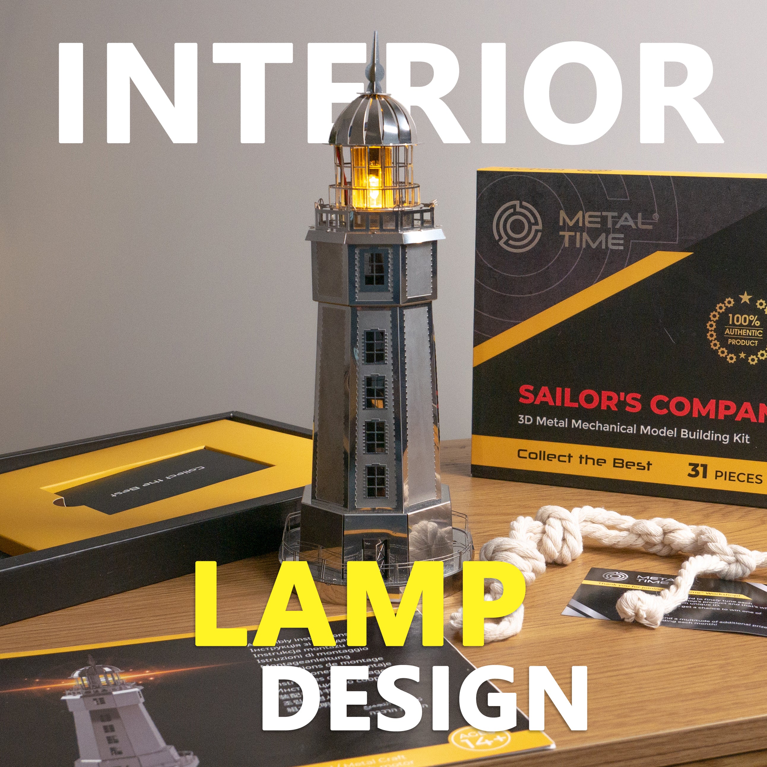 Sailor's Companion Lighthouse La Jument model side view