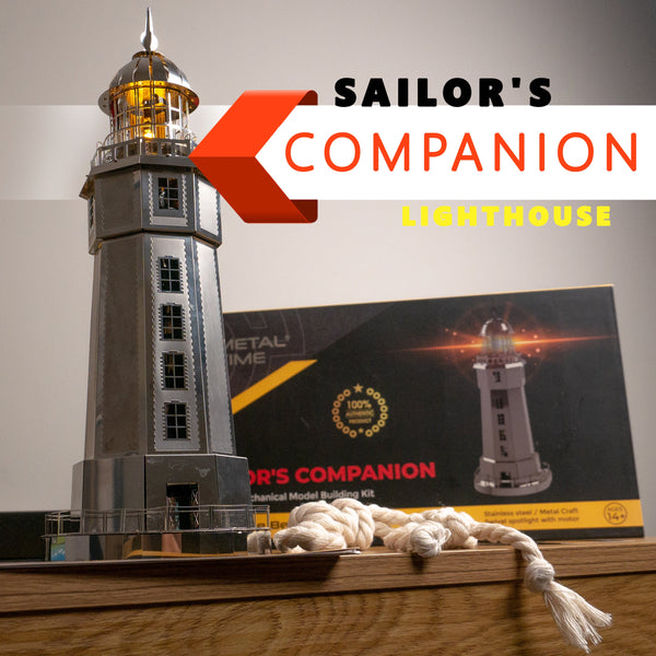 Sailor's Companion Lighthouse La Jument model detail shot