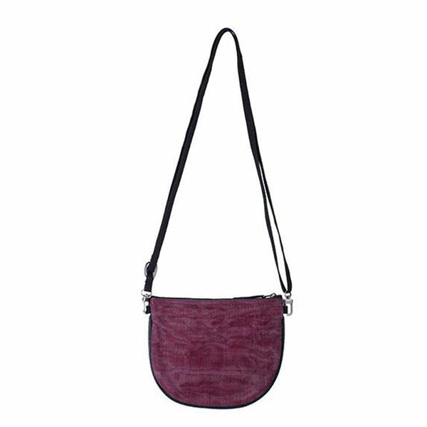 Marlee lightweight crossbody bag by Smateria in neutral colour, front view