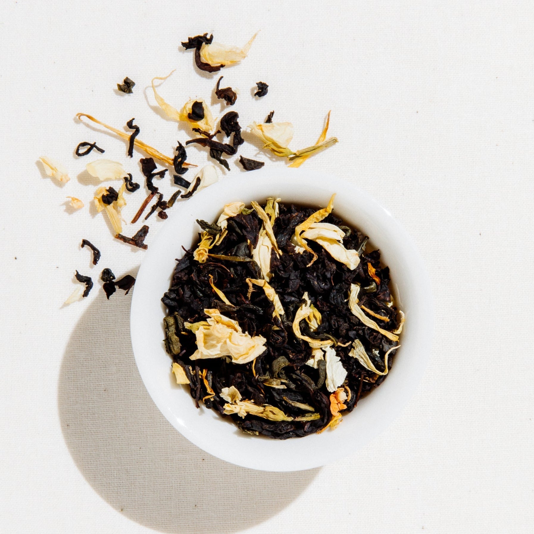 Art of Tea Passionfruit Jasmine Tea — loose leaf black and green tea blend with jasmine blossoms and passionfruit essence