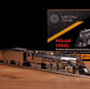POLAR STEEL Mechanical Steam Train Model Building Kit