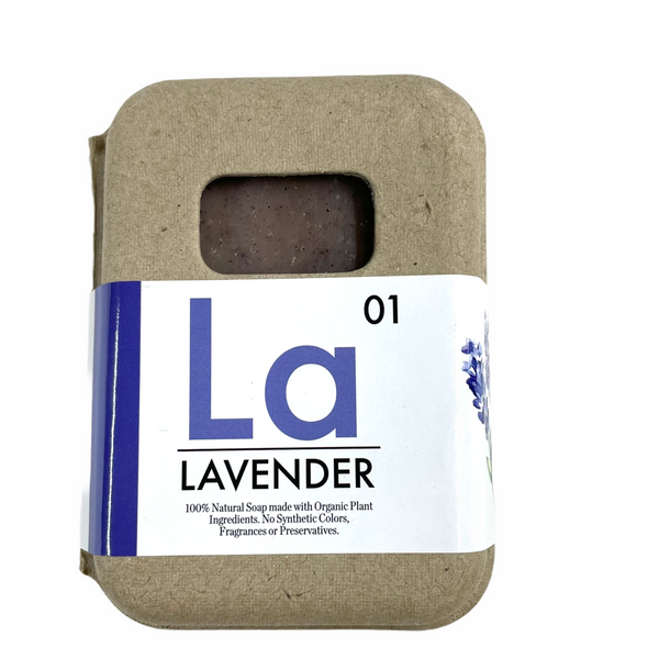 Seattle Seed Company Organic Lavender Soap bar made with certified organic oils and pure lavender essential oil