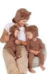 Baby Bear Halloween Costume – Soft Cotton Brown Bear Hat & Tail