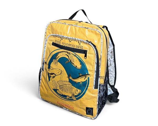 Giri Upcycled Backpack – Eco Day Pack Made from Repurposed Materials