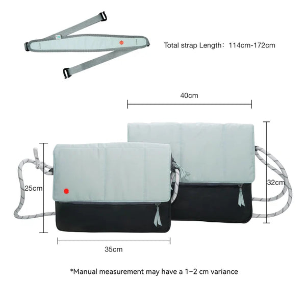 Cloud Comfort Recycled Laptop Backpack – Sustainable Pillow Bag