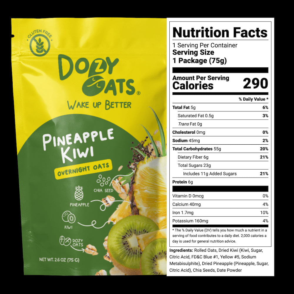 Dozy Oats Fruity Faves Variety Pack – Gluten Free Overnight Oats