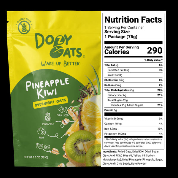 Dozy Oats Fruity Faves Variety Pack – Gluten Free Overnight Oats