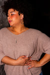 Fair Anita Pirouette Glass Drop Earrings styled shot — sustainable, handcrafted silver earrings for women