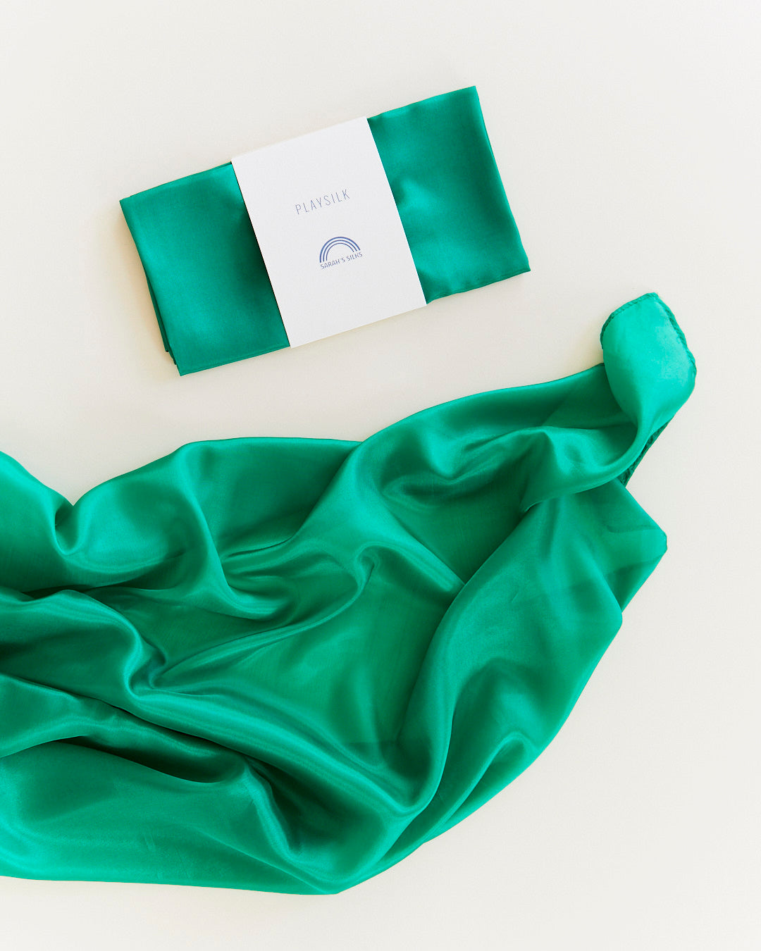Sarah's Silks Primary Playsilk Set of six 35-inch silk squares — a sustainable gift for kids