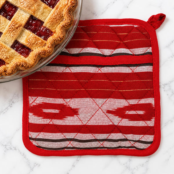 Handmade Cotton Pocket Pot Holder – Fair Trade Kitchen Essential